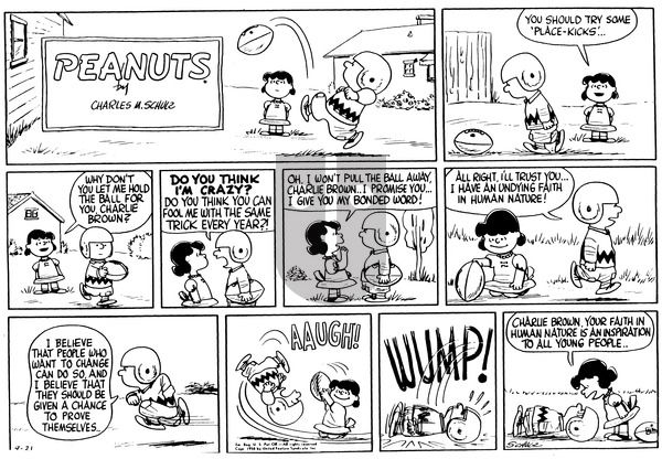 Peanuts on Sunday September 21, 1958 Comic Strip