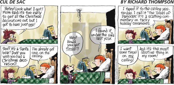 Cul de Sac - Sunday December 4, 2011 Comic Strip