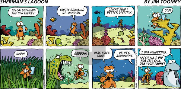 Sherman's Lagoon - Sunday November 24, 2019 Comic Strip
