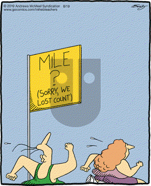 In the Bleachers on Monday August 19, 2019 Comic Strip