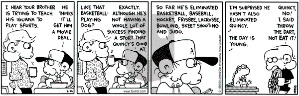 FoxTrot on Wednesday August 26, 1998 Comic Strip