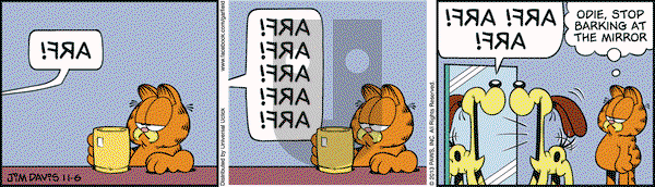 Garfield - Wednesday November 6, 2013 Comic Strip