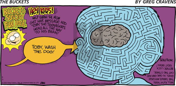 The Buckets on Sunday November 11, 2012 Comic Strip