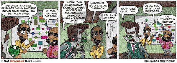 Not Invented Here on Wednesday September 29, 2021 Comic Strip