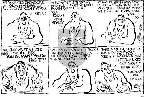 Pat Oliphant on Monday February 22, 2010 Comic Strip