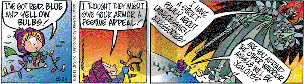 Rose is Rose on Monday December 23, 2013 Comic Strip