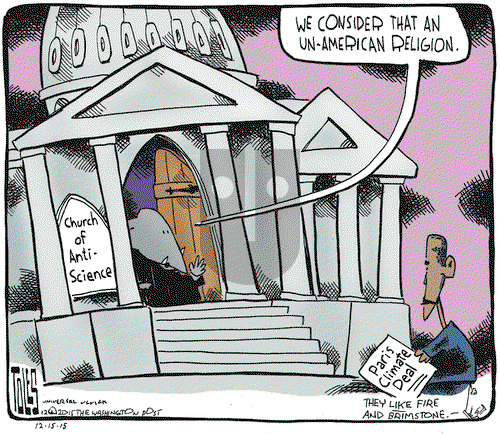 Tom Toles on Tuesday December 15, 2015 Comic Strip