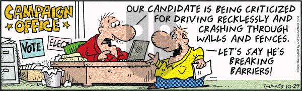 Frank and Ernest on Thursday October 29, 2020 Comic Strip