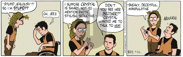 Luann on Wednesday August 6, 2003 Comic Strip