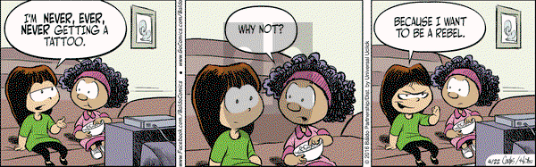 Baldo on Friday April 22, 2016 Comic Strip