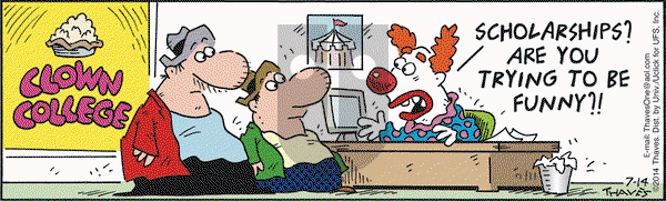 Frank and Ernest on Monday July 14, 2014 Comic Strip