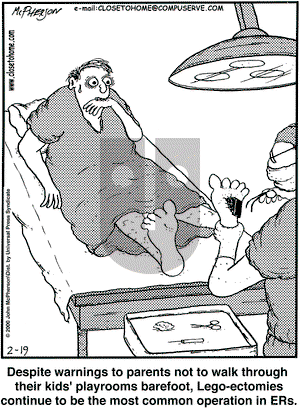 Close to Home on Saturday February 19, 2000 Comic Strip