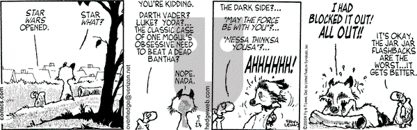 Over the Hedge on Monday May 23, 2005 Comic Strip