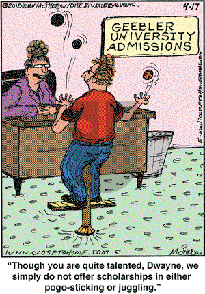 Close to Home on Tuesday April 17, 2012 Comic Strip