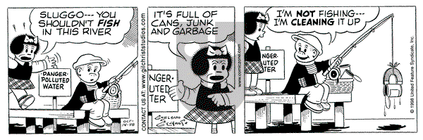Nancy on Wednesday October 14, 1998 Comic Strip