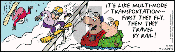 Frank and Ernest on Thursday February 22, 2018 Comic Strip