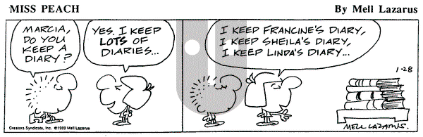 Miss Peach - Saturday August 13, 2022 Comic Strip