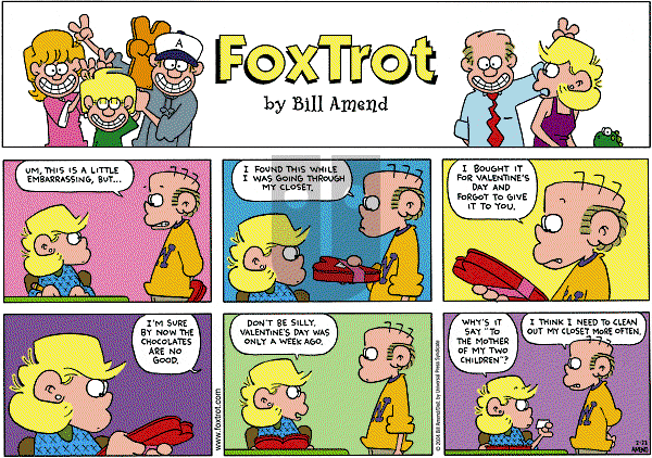 FoxTrot - Sunday February 22, 2004 Comic Strip