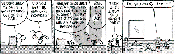 Pearls Before Swine on Wednesday February 22, 2006 Comic Strip