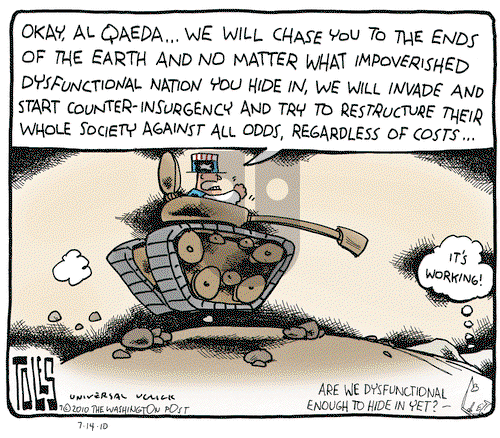 Tom Toles on Wednesday July 14, 2010 Comic Strip