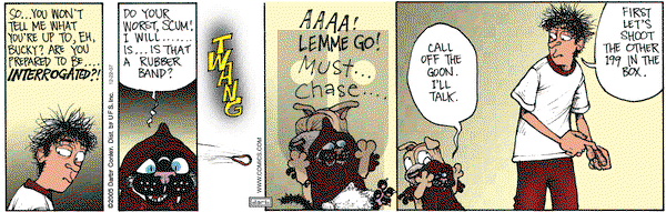 Get Fuzzy on Saturday December 22, 2007 Comic Strip