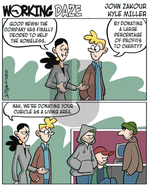 Working Daze on Wednesday October 5, 2005 Comic Strip