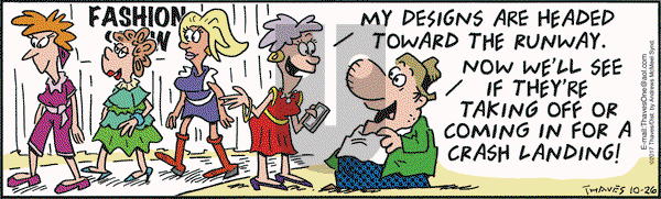 Frank and Ernest on Thursday October 26, 2017 Comic Strip