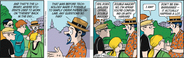 Doonesbury on Tuesday September 8, 2009 Comic Strip
