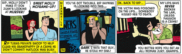Rip Haywire on Monday September 28, 2015 Comic Strip