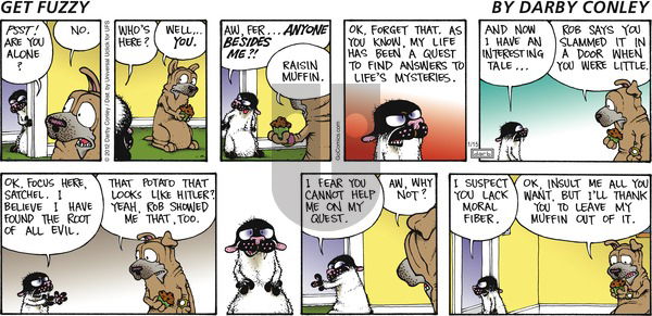 Get Fuzzy on Sunday January 15, 2012 Comic Strip