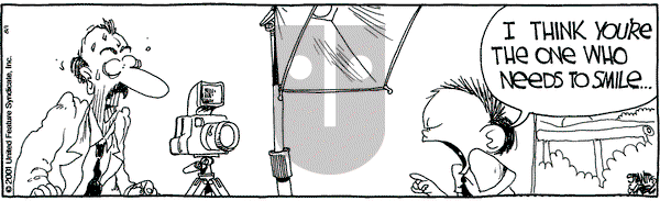 The Buckets on Wednesday August 1, 2001 Comic Strip