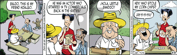 Baldo on Monday September 30, 2013 Comic Strip