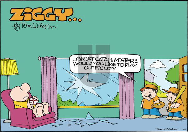 Ziggy on Sunday April 22, 2012 Comic Strip