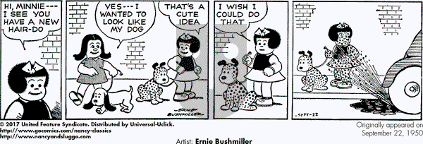 Nancy Classics on Friday September 22, 2017 Comic Strip