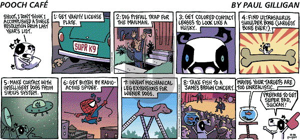 Pooch Cafe on Sunday December 28, 2003 Comic Strip