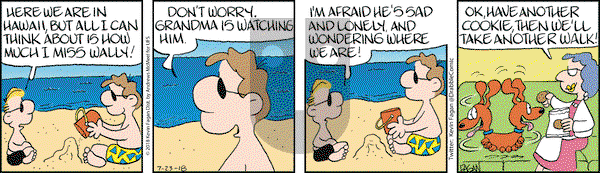 Drabble on Monday July 23, 2018 Comic Strip
