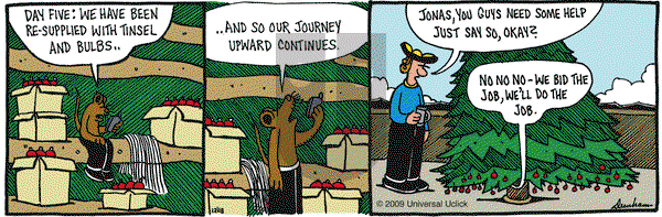 Overboard on Friday December 18, 2009 Comic Strip