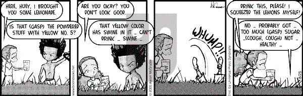 The Boondocks on Friday March 28, 2008 Comic Strip