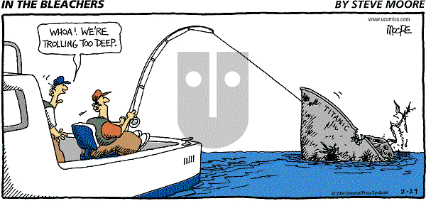 In the Bleachers on Thursday June 2, 2005 Comic Strip