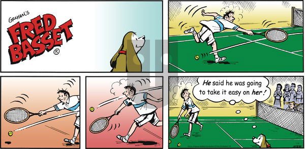 Fred Basset on Sunday July 16, 2017 Comic Strip