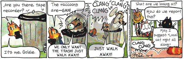 Breaking Cat News on Wednesday October 9, 2019 Comic Strip