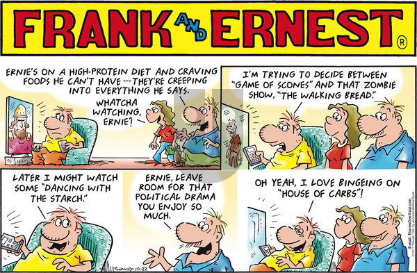 Frank and Ernest on Sunday October 22, 2017 Comic Strip