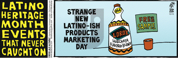 La Cucaracha on Monday October 15, 2012 Comic Strip