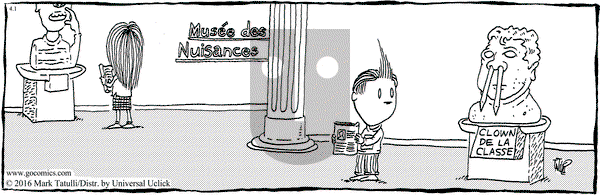 Lio on Friday April 1, 2016 Comic Strip