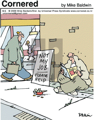 Cornered on Saturday September 5, 2009 Comic Strip