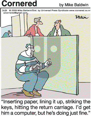 Cornered on Tuesday March 24, 2009 Comic Strip