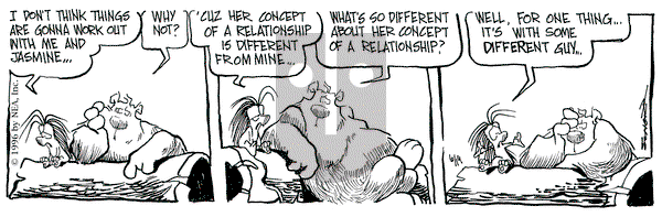 The Grizzwells on Wednesday June 19, 1996 Comic Strip
