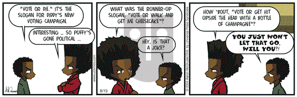 The Boondocks on Friday August 13, 2004 Comic Strip