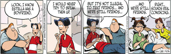 Baldo on Saturday August 4, 2012 Comic Strip