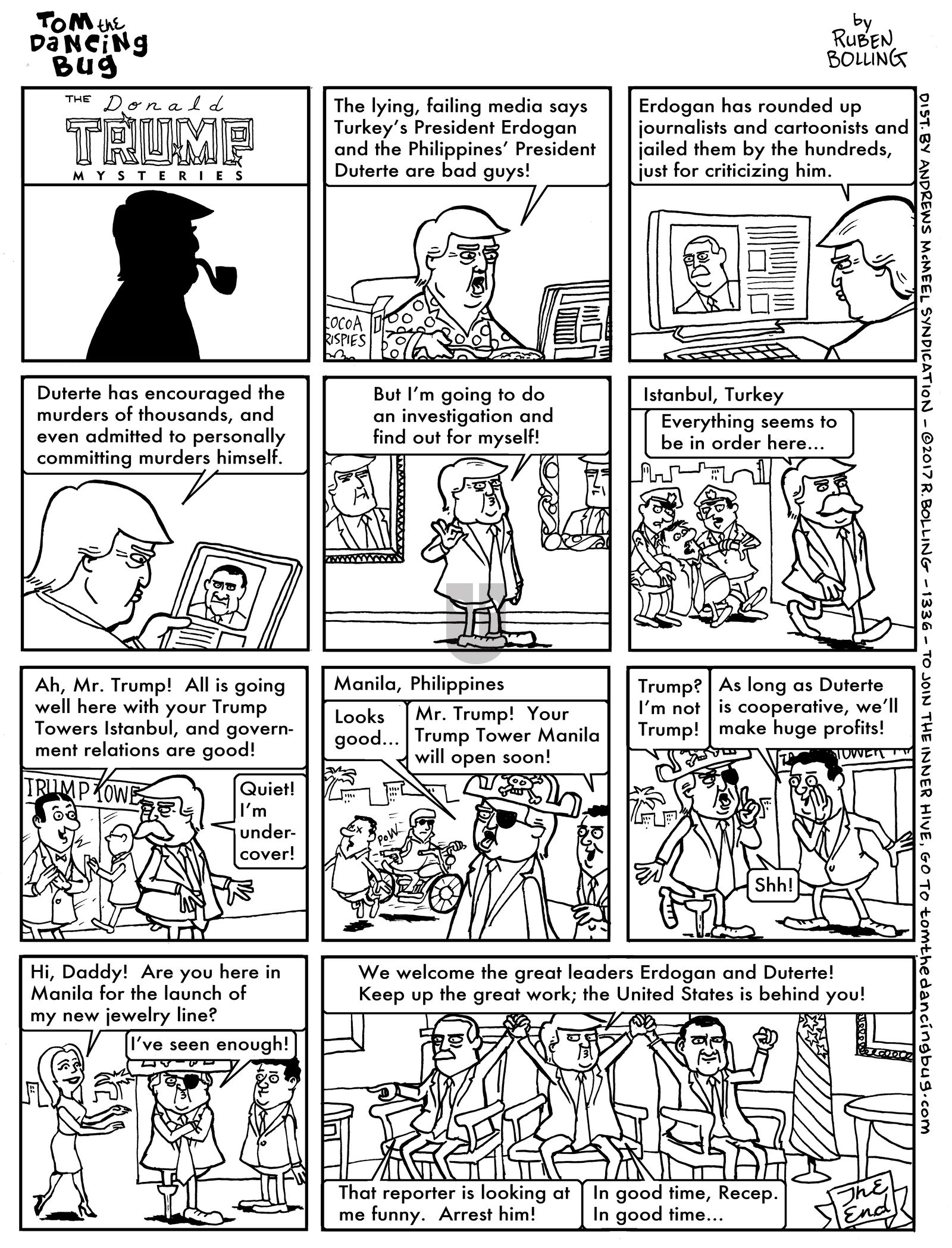 Tom the Dancing Bug - Monday May 1, 2017 Comic Strip